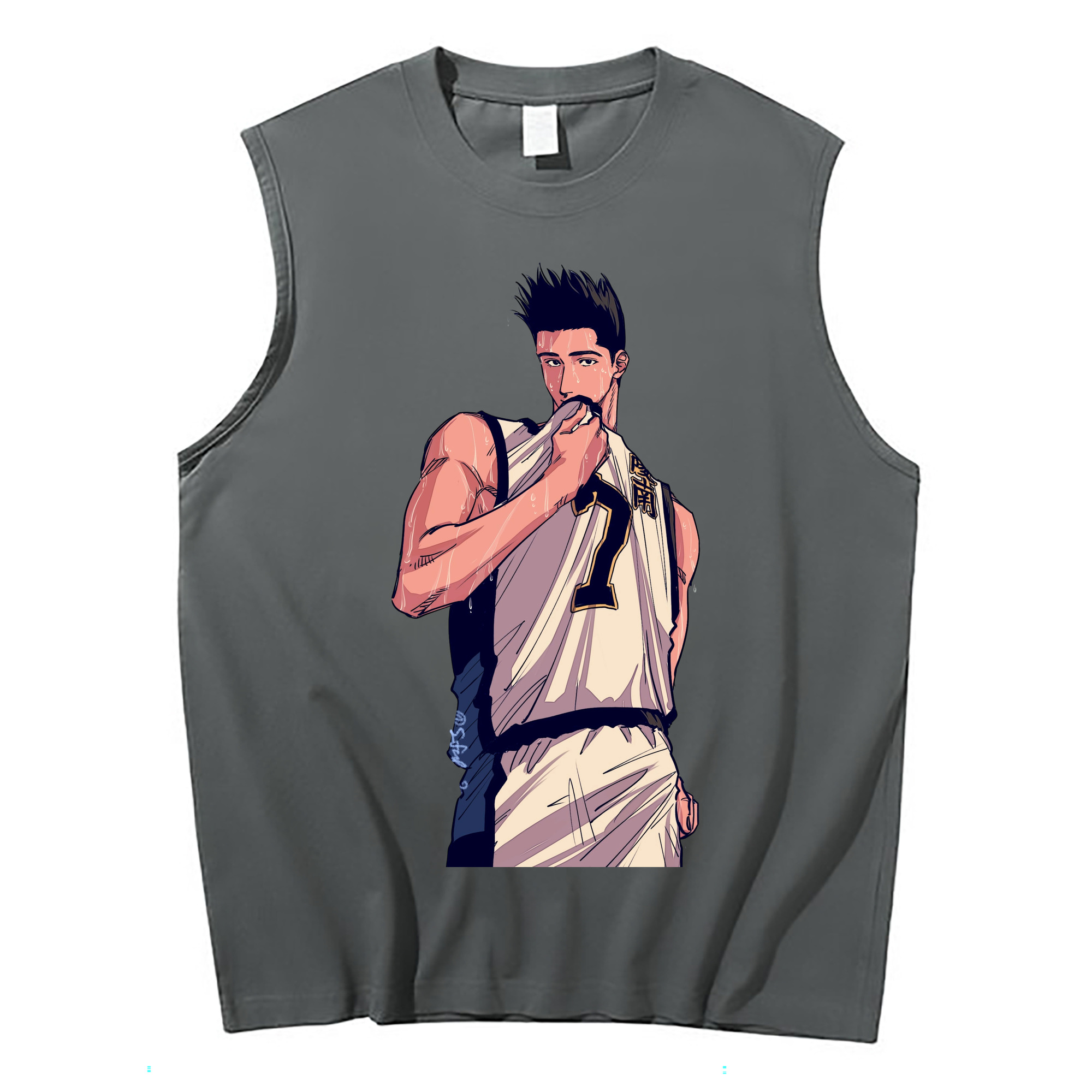 （画像用） SLAM DUNK／スラムダンク コットン100％タンクトップ（フロントプリント）